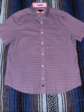 Johnston & Murphy Casual Short-sleeve Button Down Shirt